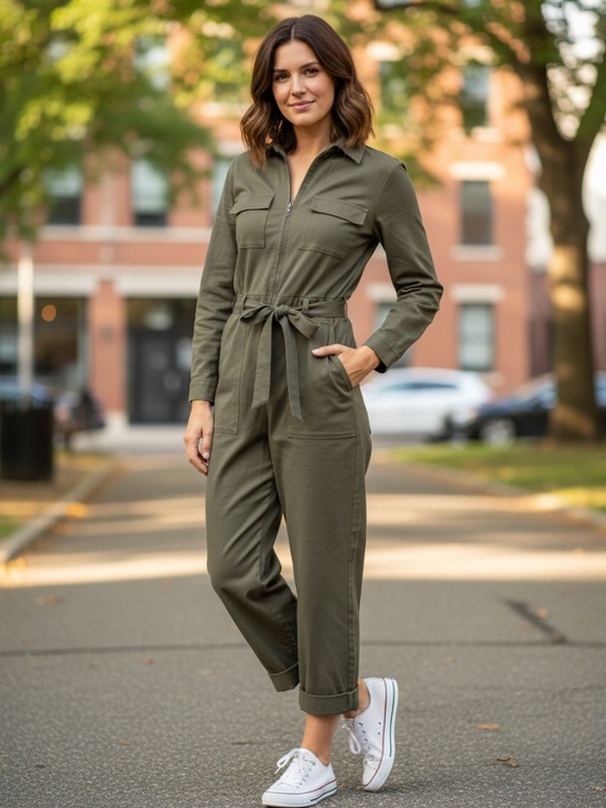 New York & Company Pants - NWOT New York and Company cargo jumpsuit